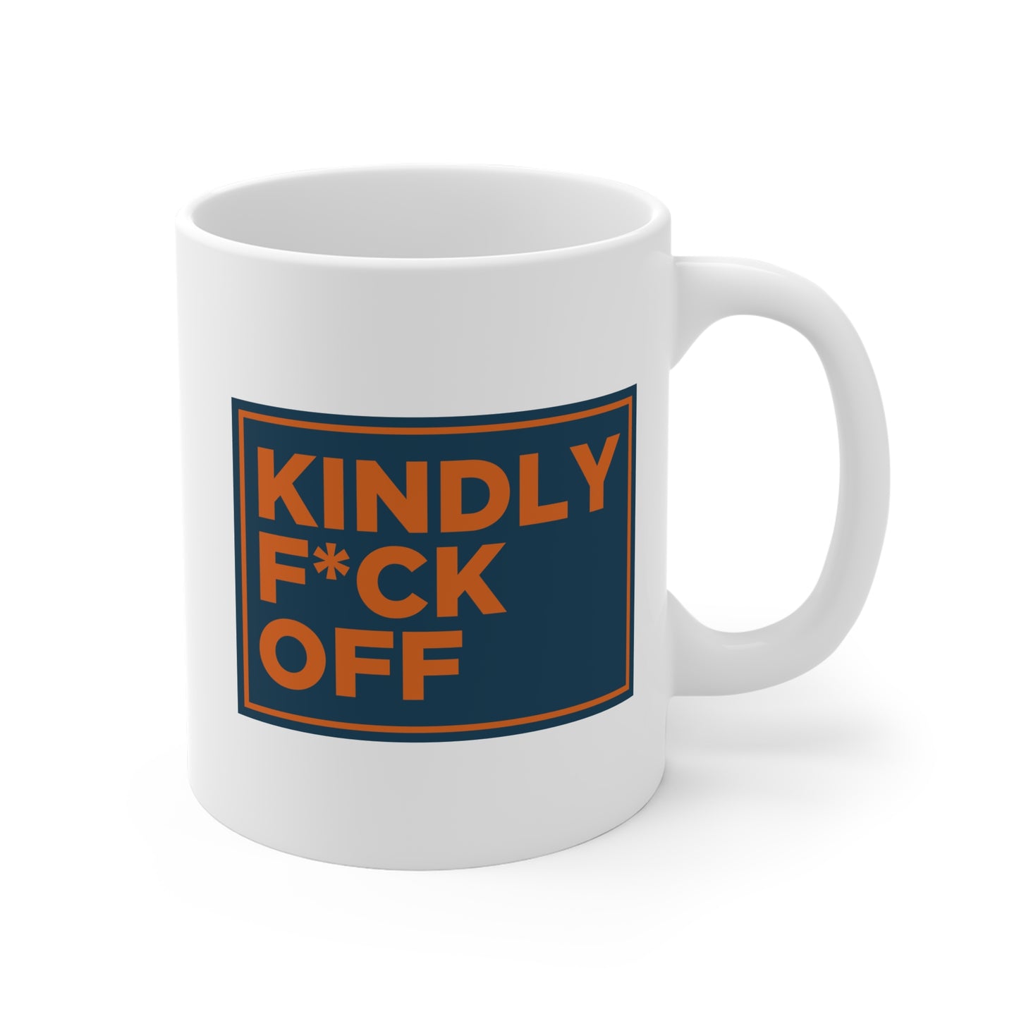 Kindly F* Off Mug Censored