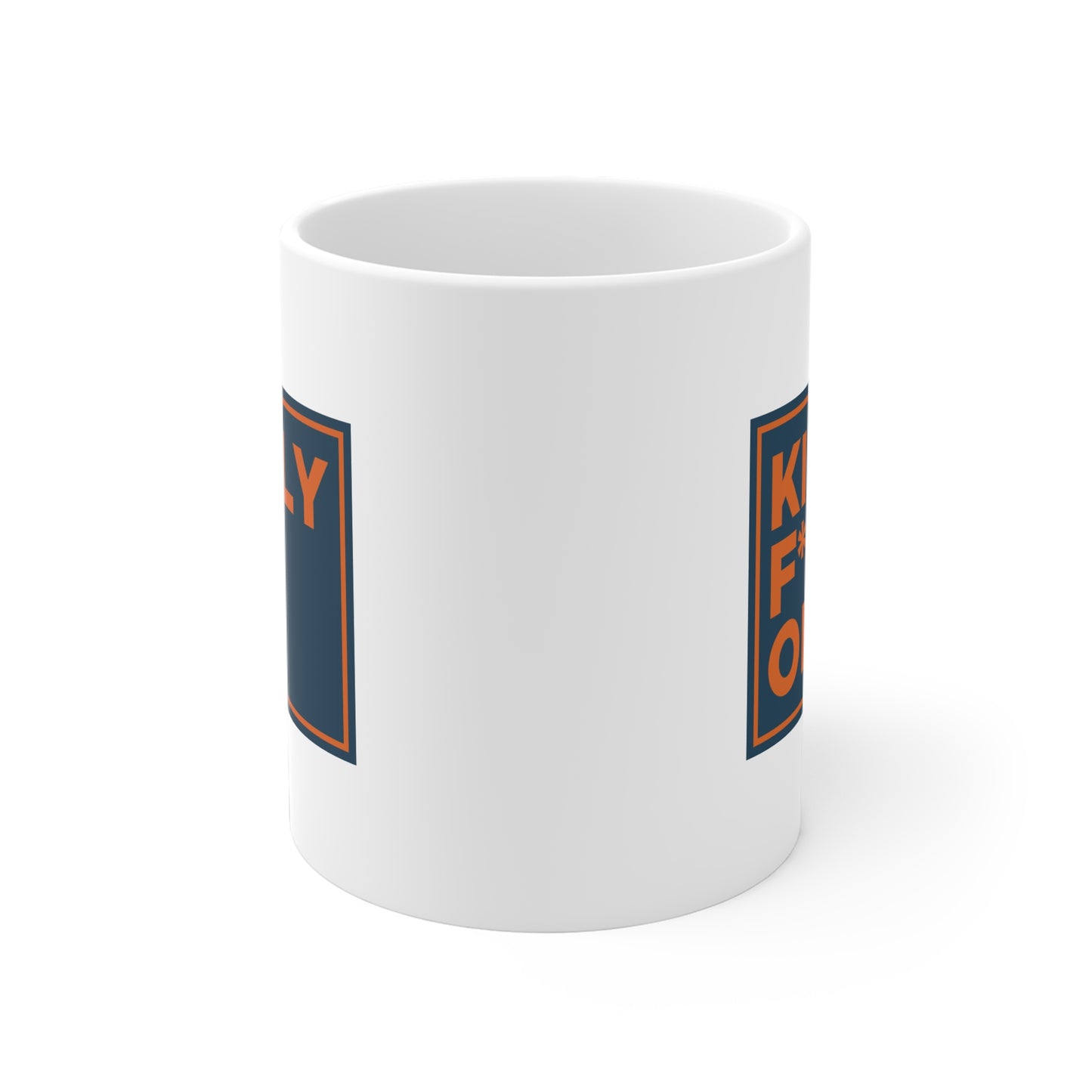 Kindly F* Off Mug Censored