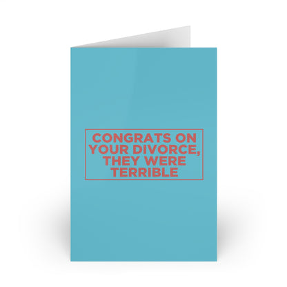 Congrats On Your Divorce Card