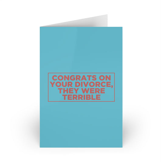 Congrats On Your Divorce Card